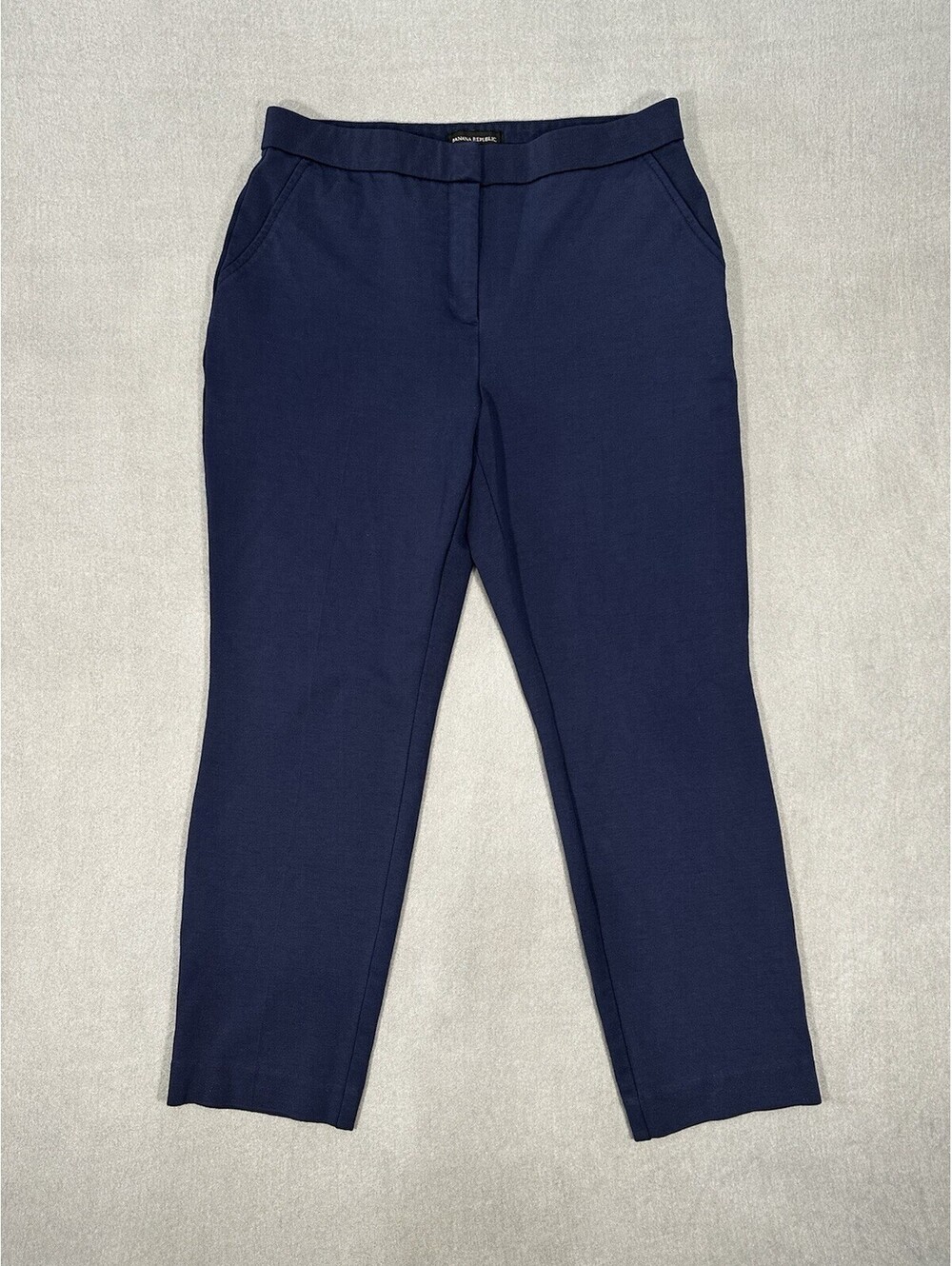 Banana Republic 30x25.5 Women’s Navy Blue Dress Pants Size 10 Stretch Straight